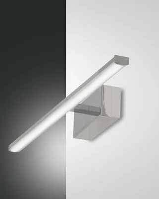 Produktbild von Fabas Luce LED-Wandleuchte LB25 chrom 10W 900lm 3000K