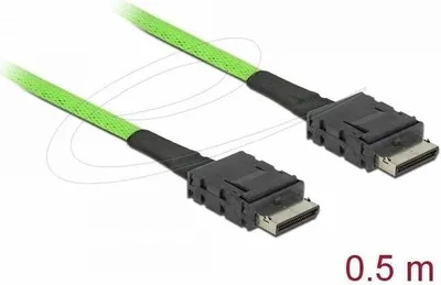 Image de Câble Delock OCuLink PCIe SFF-8611 vers OCuLink SFF-8611 0,5 m (85211)