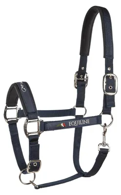 Zdjęcie produktu dla Equiline Halter Nylon Timmy Stable Halter Blue Full