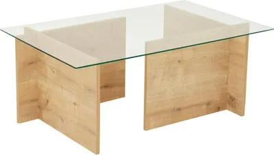 Produktbild von Teti - Couchtisch, 105x65x40h cm Eiche Braun, mit Zeitschriftenhalter