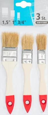 Immagine prodotto di Set di spazzole Hardex 3 pezzi [1,5"+ 1"+ 3/4"]