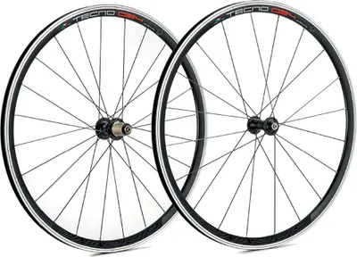 Produktbild von Gipiemme Tecno 024 Rennrad Laufradsatz Schwarz 9 x 100 / 9 x 130 mm / Shimano/Sram HG Schwarz 9 x 100 / 9 x 130 mm