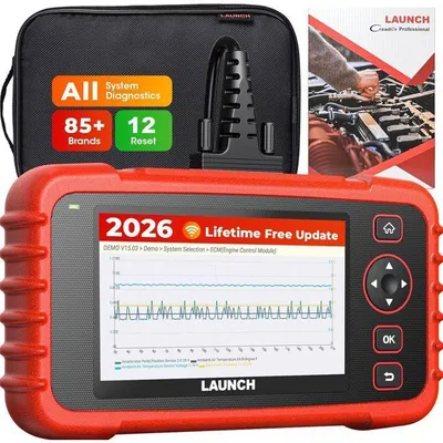 Image de Outil de Diagnostic OBD2 - LAUNCH - CRP129X Plus 2.0 - Écran HD 5" - Android 8.1 - 32G RAM