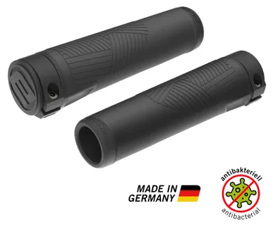 Produktbild von Ergotec Griffe EG-PERFORMANCE - L135/R135, antibakteriell, schwarz