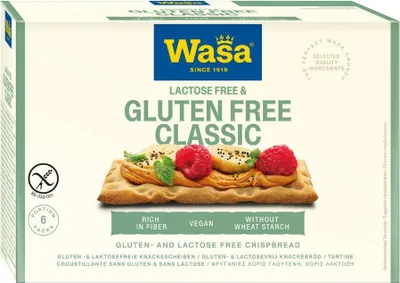 Produktbild von Wasa 7300400481823, Knäckebrot, Natürlich/Natur, 240 g, Rechteck, 395 kcal, 1663 kJ
