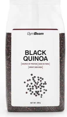 Produktbild von GymBeam - Schwarze Quinoa 500 g