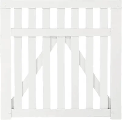 Produktbild von Plus Einzeltor Country 100 x 98 cm weiß
