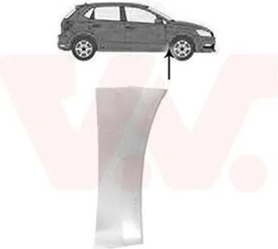 Produktbild von VAN WEZEL 5829156 Kotflügel Vorne Rechts für VW Polo Schrägheck (6R1, 6C1)