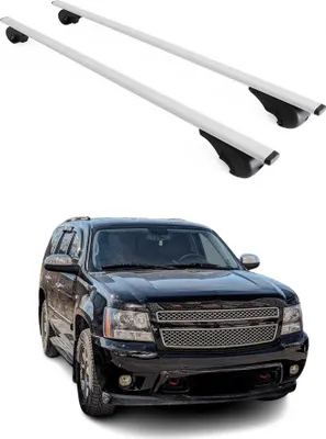 Produktbild von Dachträger Grundtäger für Chevrolet Tahoe 2000-2015 75kg Metall Silber 2 tlg