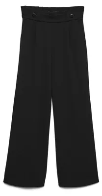 Obrázok produktu pre Vero Moda 10335550_2161_63_1001, Základné nohavice, Žena, Čierna, XL, Wash with similar colors, Line drying, Nepoužívať bielidlo