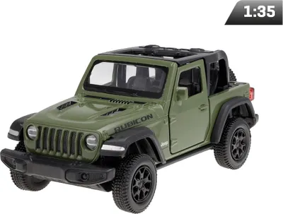 Obrázek produktu pro Model 1:35 RMZ Jeep Wrangler Rubicon 2021 Convertible, zelený