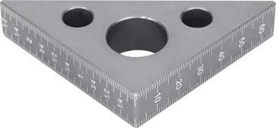 Produktbild von Dreiecklineal Aluminiumlegierung 45/90 Grad Mattierte Rechtwinkligkeitslehre Holzbearbeitungswerkzeug