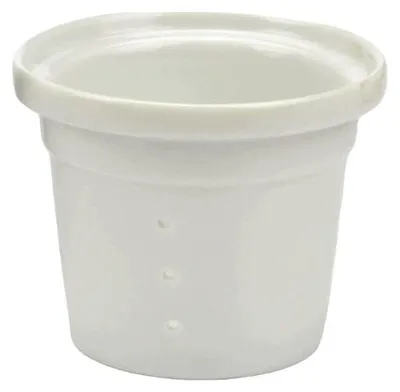 Zdjęcie produktu dla Porcelanowy ZAPARZACZ do herbaty i ziół BIAŁE SITKO Bogucice do kubka PM51