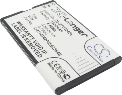 Produktbild von TECHTEK Akku Kompatibel mit [ZTE] S207, U288 Ersetzt Li3710T42P3h623846