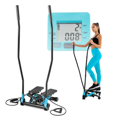Produktbild von Hop-Sport Stepper HS-045S Slim, Swing Stepper mit LCD-Bildschirm, Stepper für Zuhause mit seitlichen Haltegriffen - platzsparend und stabil