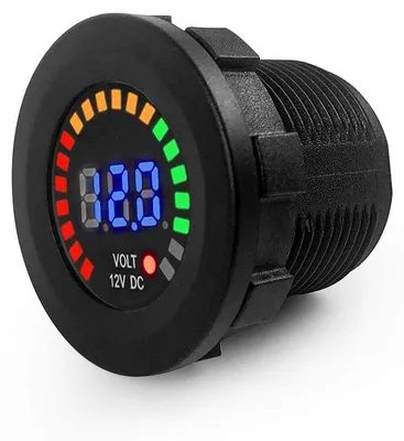 12V Auto Voltmeter LED Digitalanzeige wasserdicht Spannungsmesser