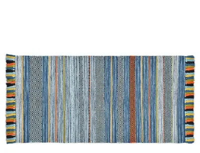 Image de Tapis, dimensions 080 x 150 cm, couleur bleue