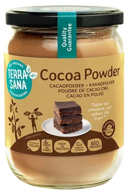 Productafbeelding van Terrasana Raw Cacao Antioxidant Poeder in Glas (160 gr)