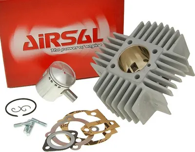 Zdjęcie produktu dla Zestaw cylindra Airsal Racing o pojemności 68,4 ccm i średnicy 45 mm, kompatybilny z motocyklem Puch Maxi E50