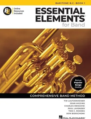 Produktbild von Essential Elements for Band - Baritone B.C. Book 1 with Eei Online Resources Baritone B.C Method Songbook and Sheet Music for School Band Students and Teachers Comprehensive Band Method