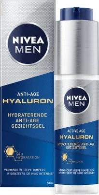 Productafbeelding van Nivea Men active age hyaluron moisturizing gel (50 ml)