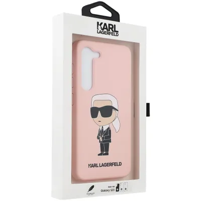 Zdjęcie produktu dla Etui Karl Lagerfeld Ikonik Silicone do Samsung Galaxy S23 różowy