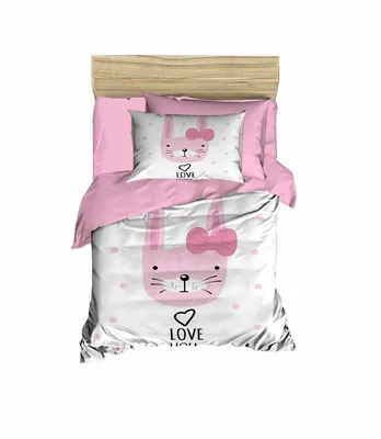 Produktbild von L'Essentiel Linge de Maison, PH1109, Baby-Bettbezug-Set, Pulver, 100 x 150 cm