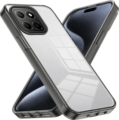 Produktbild von Hülle für Honor X8 5G Rutschfest Kristallklare Stoßfeste TPU Bumper Handyhülle Schwarz