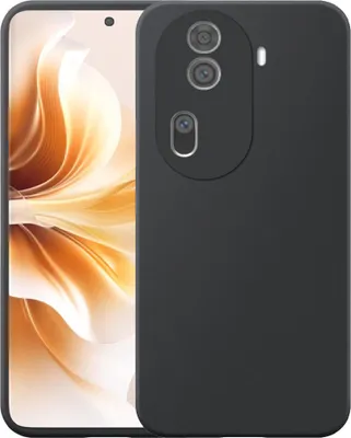 Produktbild von Geeignet für Oppo Reno 11 Pro Phone Case Schwarz Flexible Silikon TPU Case - Flexible Back Cover Case Silikon TPU - Schwarz - Smartphonics