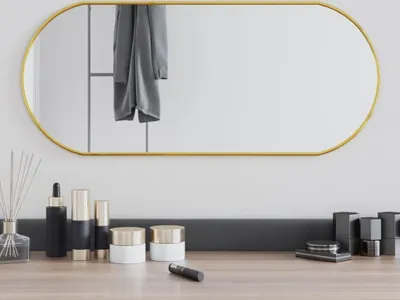 Produktbild von Möbel Wandspiegel Golden 70x30 cm Oval - Wandspiegel &39418