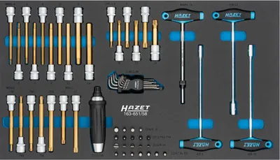 Produktbild von Hazet Werkzeug Satz 163-651/58, 58-tlg.