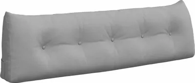 Immagine prodotto di vidaXL Cuscino di schienale grigio nuvola 160 x 24 x 50 cm in tessuto