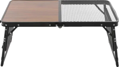 Produktbild von Tragbarer Campingtisch, faltbares Design, höhenverstellbar, Dunkelbraun