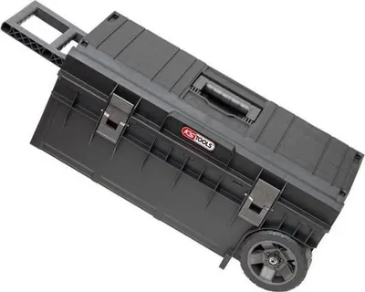 Produktbild von Werkzeugkiste Transportabel KS TOOLS 850.0389F, IP66, 50L, Mit Trolley, Polypropylen, L.793 x B.385 x H.322 mm