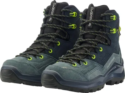 Imagen del producto de LOWA WANDAX GTX MID JR, color petróleo oscuro/limón, talla 31