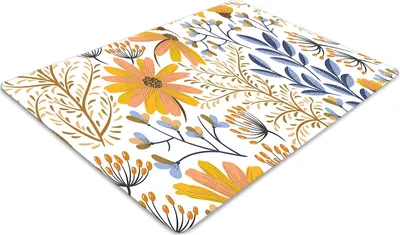 Produktbild von Stuhlunterlage Bürostuhlunterlage 120 cm x 90 cm Bodenmatte Bürostuhlunterlage - Pastellwiese.