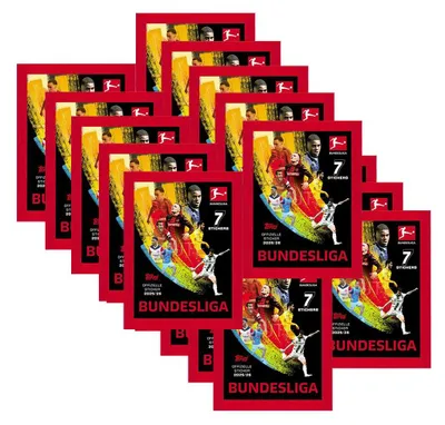Immagine prodotto di Adesivi da collezione Topps Bundesliga 2025/2026 - 20 bustine
