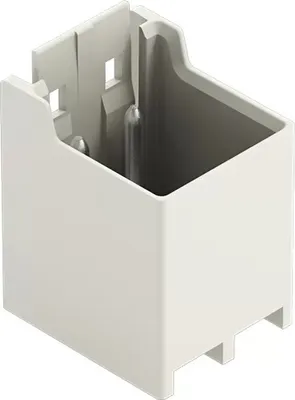Produktbild von WAGO THT-Stiftleiste;Lötstift Ø 1,4 mm;gerade;lichtgrau 2092-1406