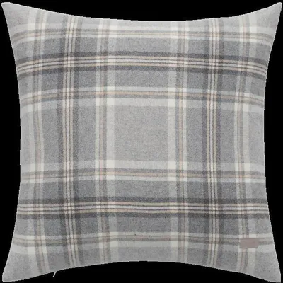 Produktbild von GANT Tartan Check Kissenhülle Farbe ELEPHANT GREY Größe 60x60cm