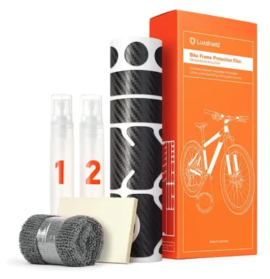 Produktbild von Luxshield Lackschutzfolie Bike Universal Universal Schwarz - robuster Rahmens...