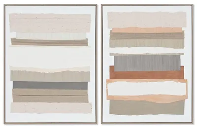 Produktbild von Home ESPRIT Abstract Urban Painting – 62.3 x 4.5 x 82.3 cm – 2 Units – Multicolor