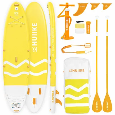 Produktbild von Stand Up Paddling Board Aufblasbar 2 Personen 12’ mit Zubehör, bis 170 kg