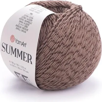Produktbild von Yarn Art Summer 49 Brown Strickgarn