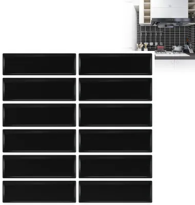 Obrázek produktu pro XMTECH 30×30 cm samolepicí dlaždice 10 kusů, kuchyňské samolepicí dlaždice koupelna, PVC obklady metro samolepicí dlaždice Imitace (typ 2)