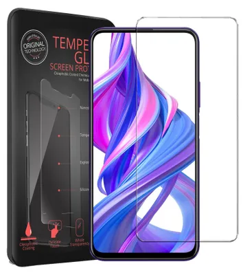 Immagine prodotto di 2x vetro blindato per la protezione dello schermo in vetro di Honor 9X Pro