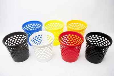 Image de Poubelle 10l bureau, pour papier-2005, couleurs MIX, plastique