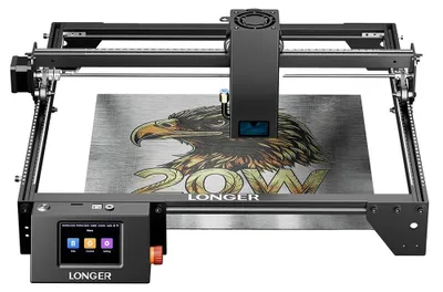 Obrázek produktu pro Laserová gravírovací a řezací stroj, precizní gravírování, uživatelsky přívětivé dotykové ovládání, model LÄNGERER RAY5 20W