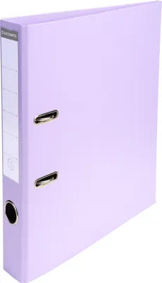 Produktbild von Exacompta 10x Ordner Prem'Touch PVC Rücken 50mm 32x29cm A4 Maxi Flieder 53507E