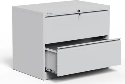 Produktbild von Metalsteel Hängeregistraturschrank HDK-L02_9003, 2 Schubläden, Format DIN A4, Format DIN A4, demontiert