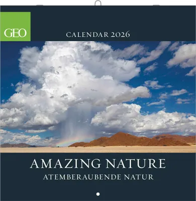 Produktbild von GEO Amazing Nature 2026 - Wand-Kalender - Broschüren-Kalender - 30x30 - 30x60 geöffnet